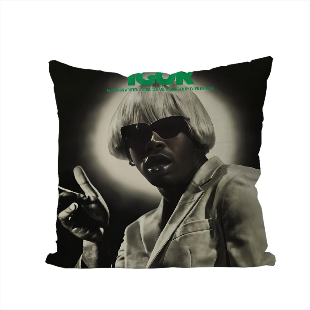 Singer TTyler The Creators Pillow Case For Car Sofa Decorative Home Doublesided Print Plush Square Throw Pillow Cushion Cover