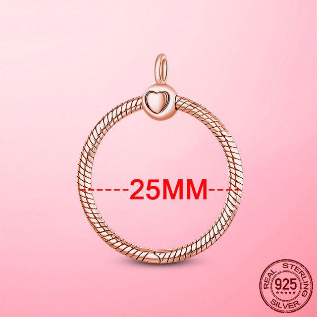 Новый кулон в форме сердца 925, серебряный кулон O, подходит для кабельной цепи, кулон, ожерелье, сделай сам, очаровательные бусины, ювелирное изделие, подарок