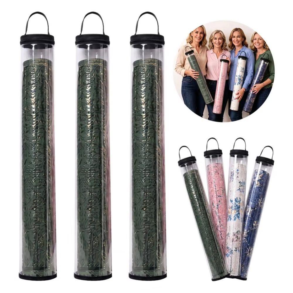 Portable Storage Bag With Carrying Handle Zipper Storage Bag for Table Mat Round Storage Tube
