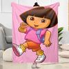 Dora Explorer Blanket Durable Comfort Perfect for Picnics Office Chair Sofa for All Seasons Stylish Decor Best Holiday Gift for Friends Family