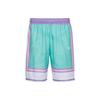 Casual Breathable Color Block Versatile Loose Fit Sports Shorts Unisex Shorts Emerald 25500228-361