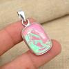 Розовый австралийский тройной опал, драгоценный камень, стерлинговое серебро 925 пробы, ювелирные изделия ручной работы, мемориальный кулон