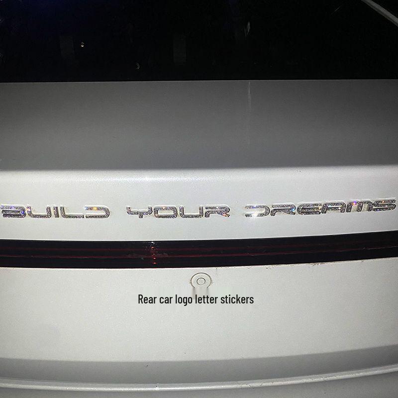 BYD Qin Yuan Dolphin Seal Знак Разрушитель Страйкер Стразы Наклейка на Автомобиль