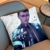 Game Rk800 Detroit Connor Pillow Case Anti-Dustmite Pillowcase Invisible Zipper Silky Short Plush Sofa Cushion Cover