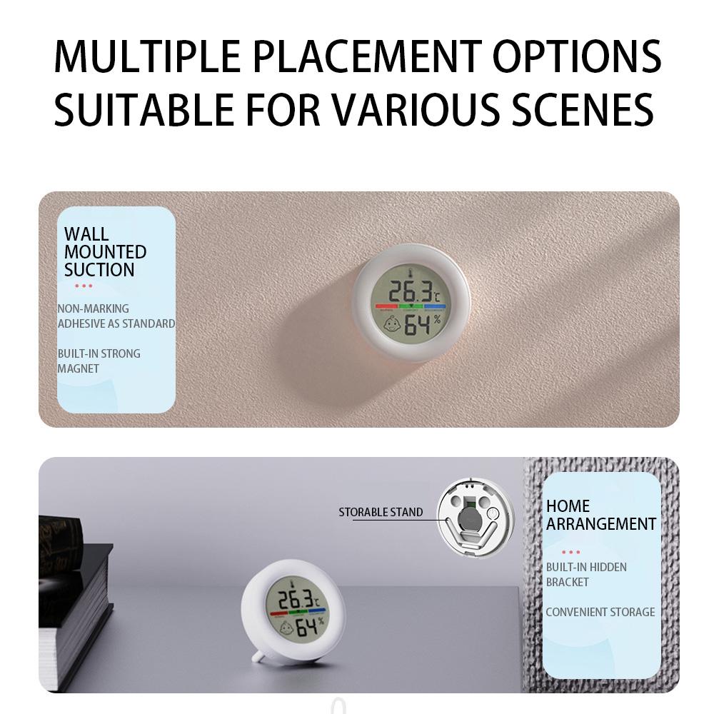 Digital Thermometer Hygrometer Indoor Room Temperature LCD Electronic Humidity Meter Sensor Gauge Weather Station For Home