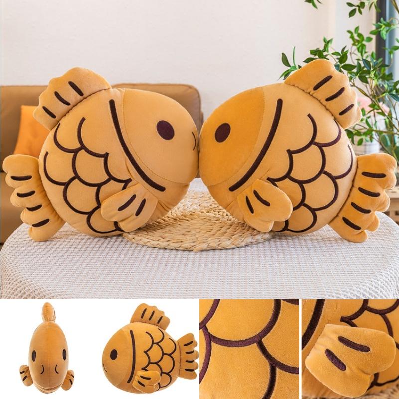 Креативная плюшевая игрушка-подушка в виде рыбы для детских подарков и украшения дома