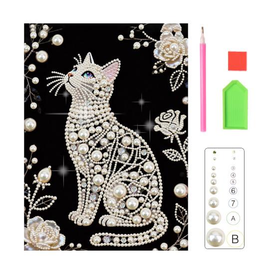 Набор для рисования жемчугом своими руками 3D Искусственный жемчуг Арт-поделка Цветы Фея Балерина Дизайны Настенное искусство Набор для творчества для взрослых Декор для дома Гостиной Спальни