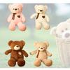 Genuine Teddy Bear Plushie With Silk Ribbon Perfect Gift For Baby Showers And Birthdays
