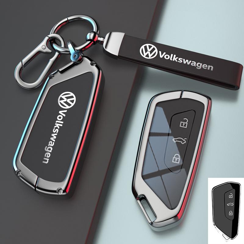 Для VOLKSWAGEN VW для Volkswagen Tiguan VW Golf 7 4 5 Mk4 6 MK7 для Skoda Octavia A7 для Seat Leon Ibiza Altea Металлический чехол для автомобильного ключа