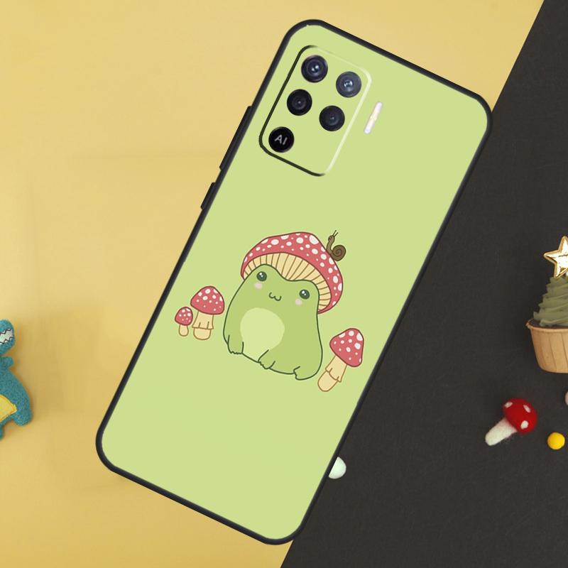 Милый Мультяшный Чехол-Лягушка Для Oppo A5 Pro A6 A15 A16 A76 A96 A17 A57 A98 A58 A78 A18 A38 A54 A74 A94 A40 A60 A80