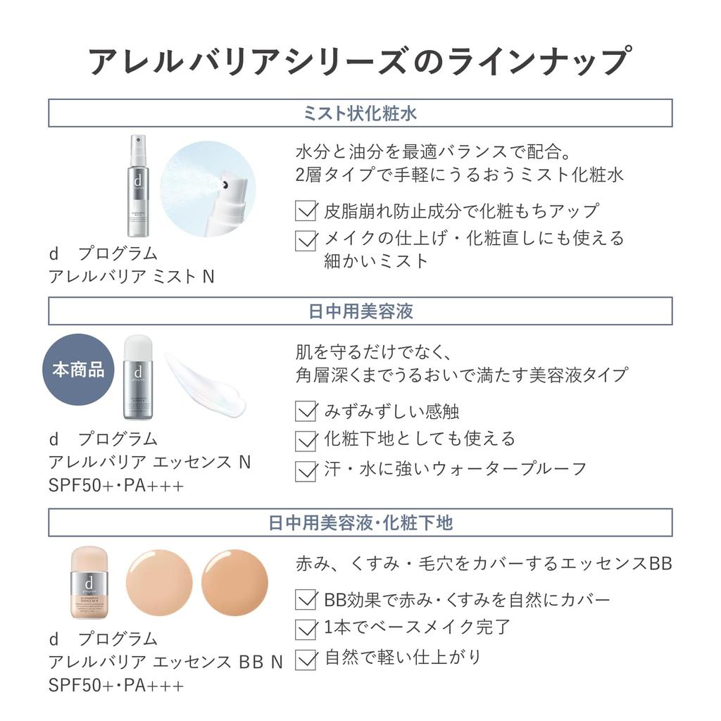 D Program Allerbarrier Сыворотка-солнцезащитное средство для дневного использования SPF 40 мл Без отдушек Уход при аллергии для чувствительной и детской кожи
