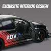 1:Масштаб 32 MITSUBISHI EVO PAJERO Модель игрушечной машины Сплав Литье под давлением Резиновые шины Открывающиеся двери Модели Транспортные средства Подарки для детей