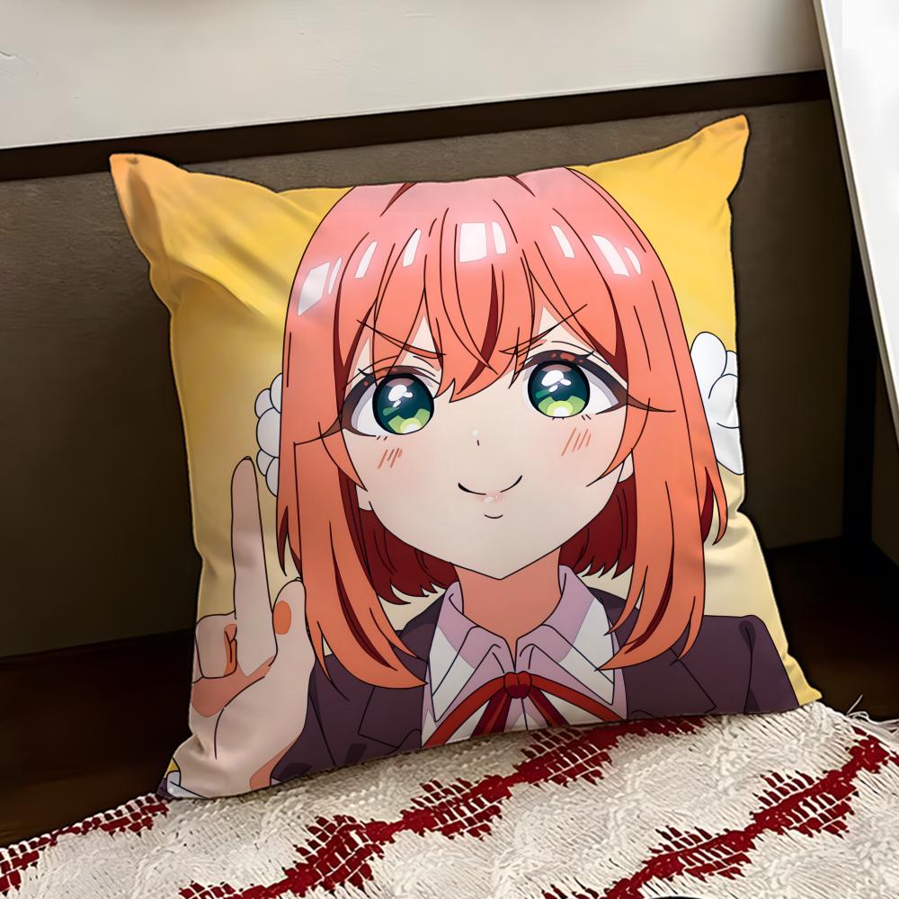 Anime 100 KKanojo Cushion Cover Reversible Soft Durable Pillow Cover Home  Car MultiScene Use for Daily Comfort