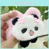 Adorable Plush Panda Sunflower Keychain Doll Cute Bag Charm For Couples Gifts