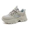 QRJ02 2024 Spring/Summer Women's Trendy Mesh Dad Shoes: Breathable Thick-Soled Sneakers