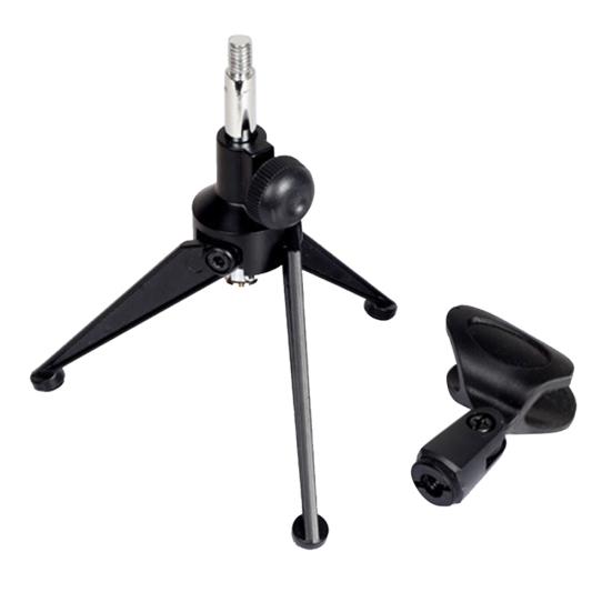 Портативная настольная регулируемая микрофонная тренога кронштейн стойка для микрофона крепление держатель