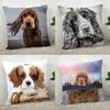 Cocker Spaniel Printing Series Sofa Creative Cushion Cover Simple Pillowcase Home Party Car