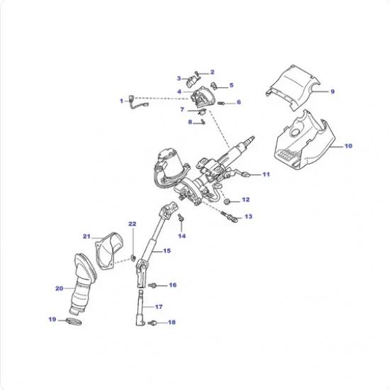 Новый нижний вал рулевой колонки для Toyota Rav4 Rav 4 MK III 2006-2012 только для леворульных