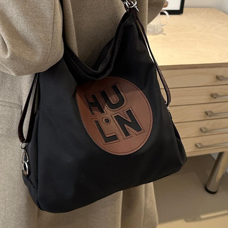 Новая женская сумка-тоут с письмом, модная большая вместительная сумка, универсальная сумка для поездок на работу на одно плечо, многоцелевой рюкзак