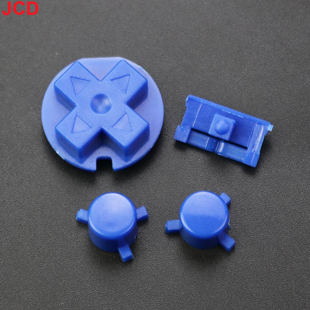 JCD 1 Set Colorful Replacement Buttons Set Replacement For Game boy GBP Console On Off Button A B Buttons D Pads Replace