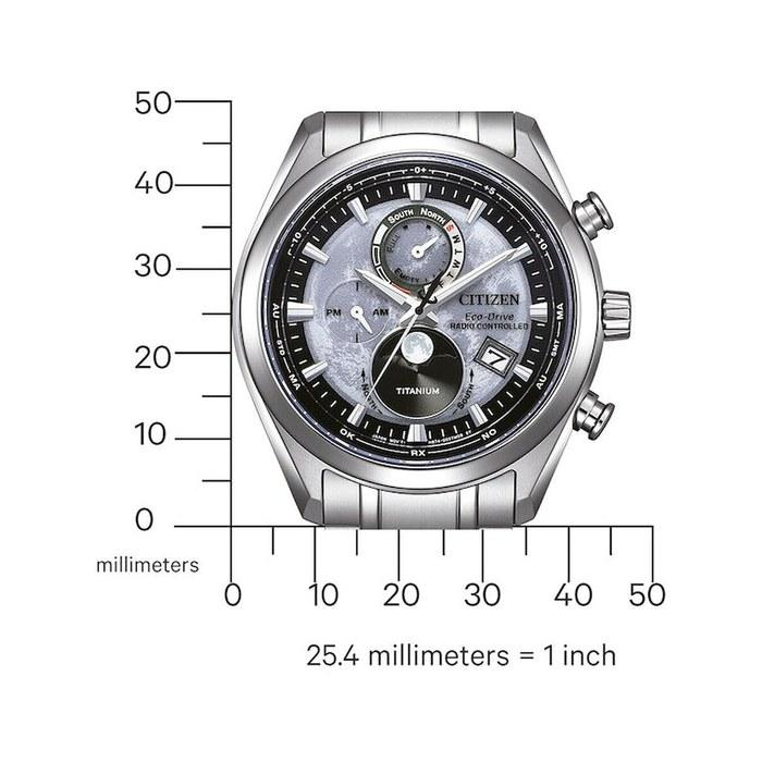 Citizen Herren Analog Eco-Drive Funk 32025924, Silver, One Size, Modern