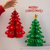 Christmas Tree Decoration 3D Honeycomb Paper Christmas Tree Hanging Pendent New Year Xmas Party Atmosphere Shop Decor Prop