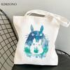 Totoro Shopping Bag Jute Bag Eco Shopper Grocery Reusable Bolsa Bag Net Reusable Jute Bolsas Reutilizables Sacolas