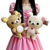 Милые Подарки Аниме Плюшевые Игрушки Rilakkuma Мультяшная Плюшевая Кукла Мягкий Медведь Игрушки Каваи Декор Комнаты Плюшевые Медвежата Милые Медведи для Пары