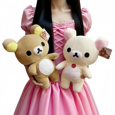 Милые Подарки Аниме Плюшевые Игрушки Rilakkuma Мультяшная Плюшевая Кукла Мягкий Медведь Игрушки Каваи Декор Комнаты Плюшевые Медвежата Милые Медведи для Пары