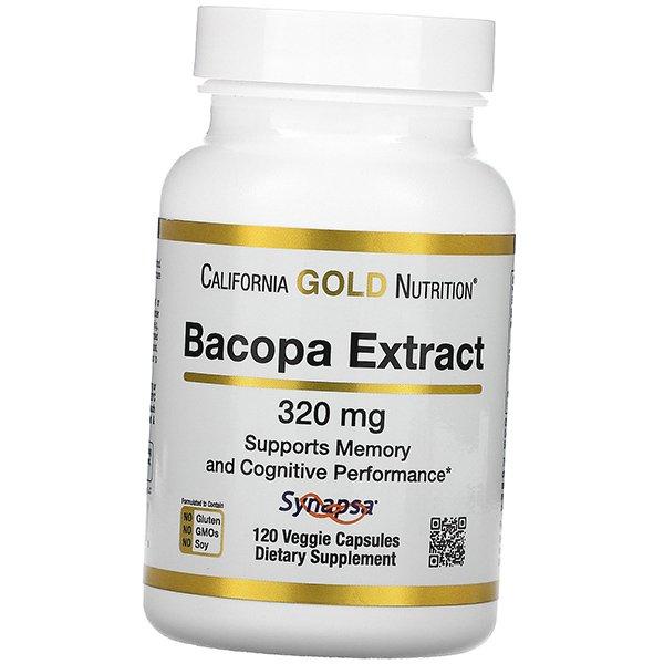 Экстракт Бакопы, Bacopa Extract 320, California Gold Nutrition (71427013)