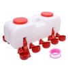 Automatic Chicken Waterer Anti Tipping Plastic Hygienic Chicken Watering System for Poultry Farm