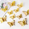 12/24 шт. 3D лазерная бабочка настенная наклейка свадебная настенная наклейка на окно летняя бабочка день рождения вечеринка DIY наклейка для вечеринки домашний декор
