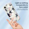 For iPhone 16e Case Flowers and Leaves Pattern Printing Straight Edge TPU Phone Back Cover