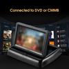 Автомобильные аксессуары, 1 комплект, 4,3-дюймовый дисплей, светодиодный экран высокой четкости, складной универсальный автомобильный DVD, многорежимная резервная камера, система для автомобиля