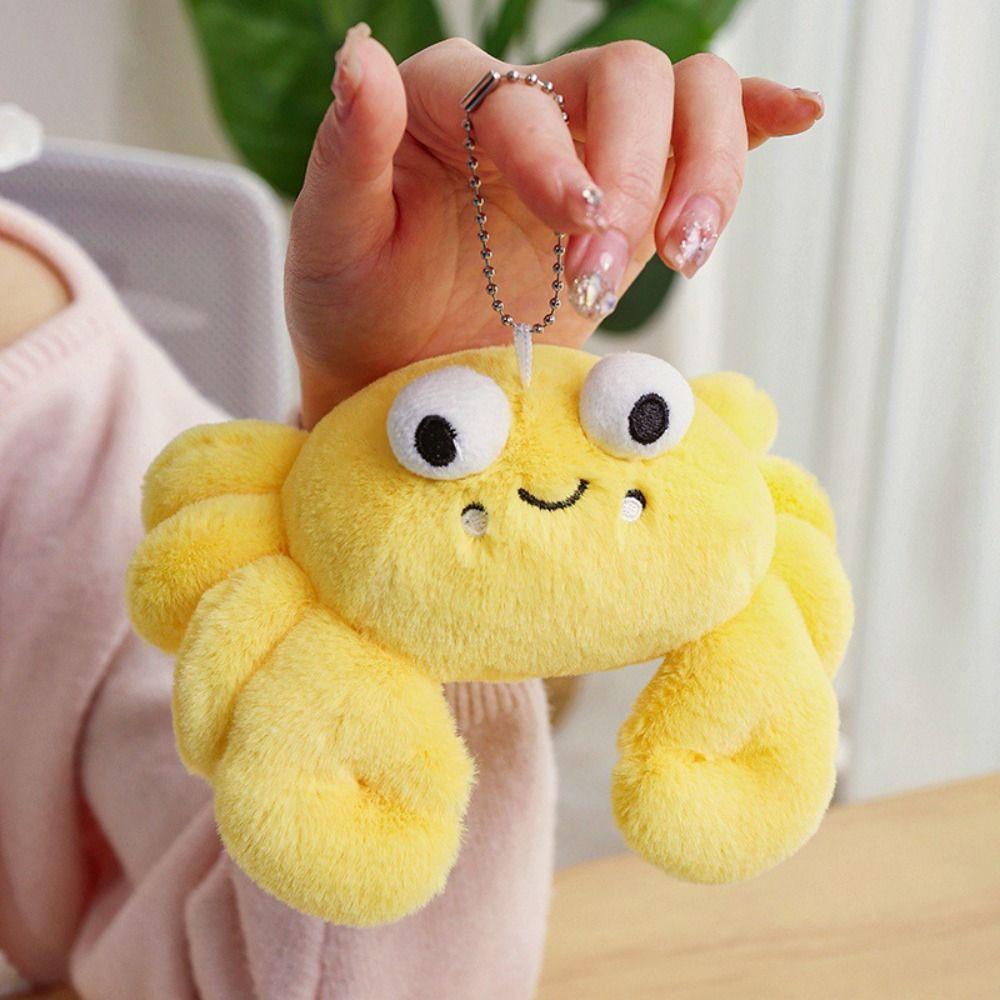 PP Cotton Simulation Crab Plush Doll Simulation Sea Crab Plush Pendant Animal Crab Dolls  New Year