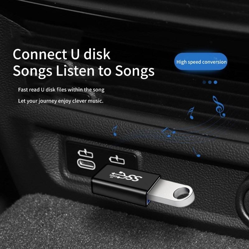 Small Type C To USB Charging Converter Fast Connection USB Quick Adapter Easy To Use for Office & Entertainment