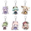 Genshin Impact Surrounding акриловый брелок подвеска Q версия Mandrill 77 Cloud Naxi Da Pimeng школьная сумка двухсторонний кулон
