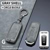 Styling Mouldings Leather Car Key Cover Case for VW Volkswagen Touareg 2018 2019 2020 2021 3 Buttons Keyless Entry Remote Protec