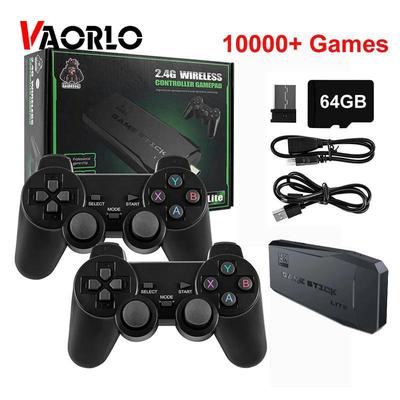 Игровая консоль 64G, встроенная 10000 игр для PS1/FC/GBA, беспроводной контроллер, игровая приставка в стиле ретро, ​​мини-ручной детский подарок на Рождество