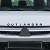 For Sticker Black Silver Outlander Car Hood Sticker Emblem For Outlander Car Style Hood Sticker