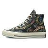 Chuck 70 High Fall Florals - Black Women Sneakers Deep-Bordeaux Wheat 572546C