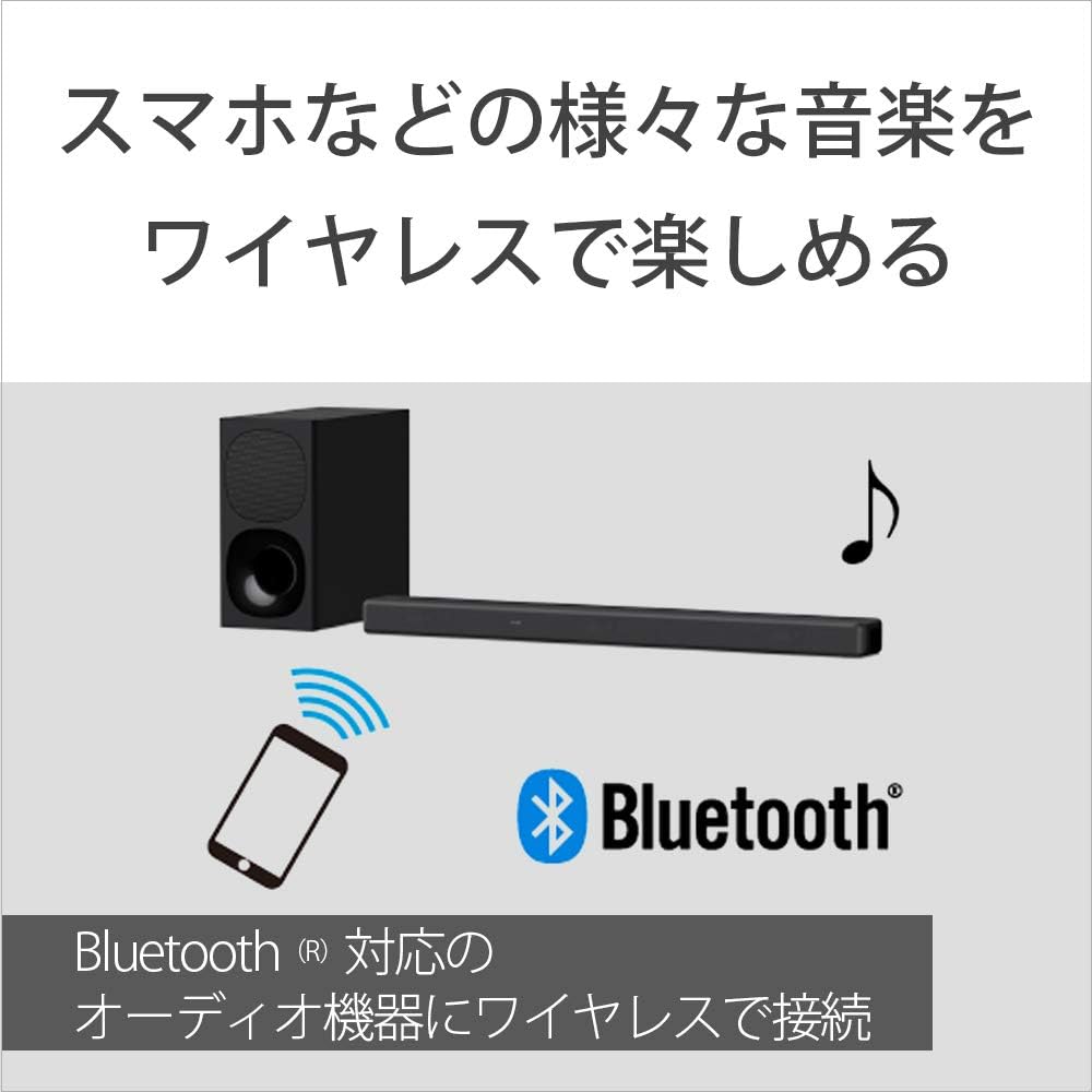 Sony HT-G700 Soundbar 3.1ch 4K HDR with HDMI, Dolby Atmos, DTS:X, and Bluetooth support.