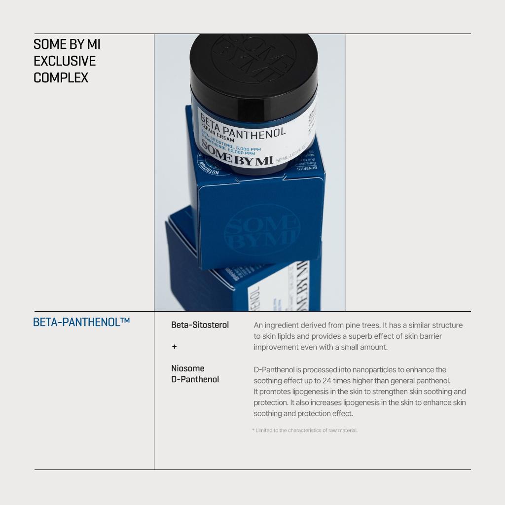 SOME BY MI Бета-пантенол восстанавливающий крем 50 мл