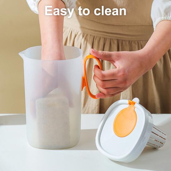 1550 мл/2200 мл кастрюля для воды, большая емкость, морозостойкий пластиковый, брызгозащищенный, прочный чайник для холодной воды