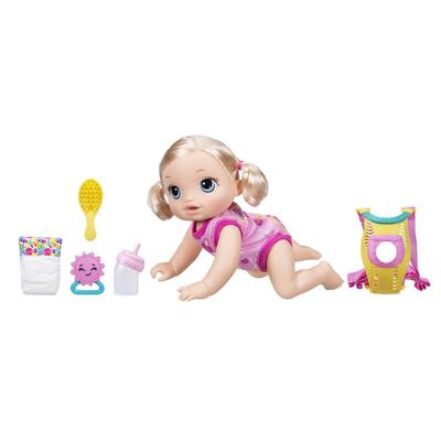 Hasbro Baby Alive Пока-пока (Блондинка) C2688 Оригинальный Hasbro Baby Alive Ползающий Малыш [Детская Обучающая Игрушка Игра в Воображение]