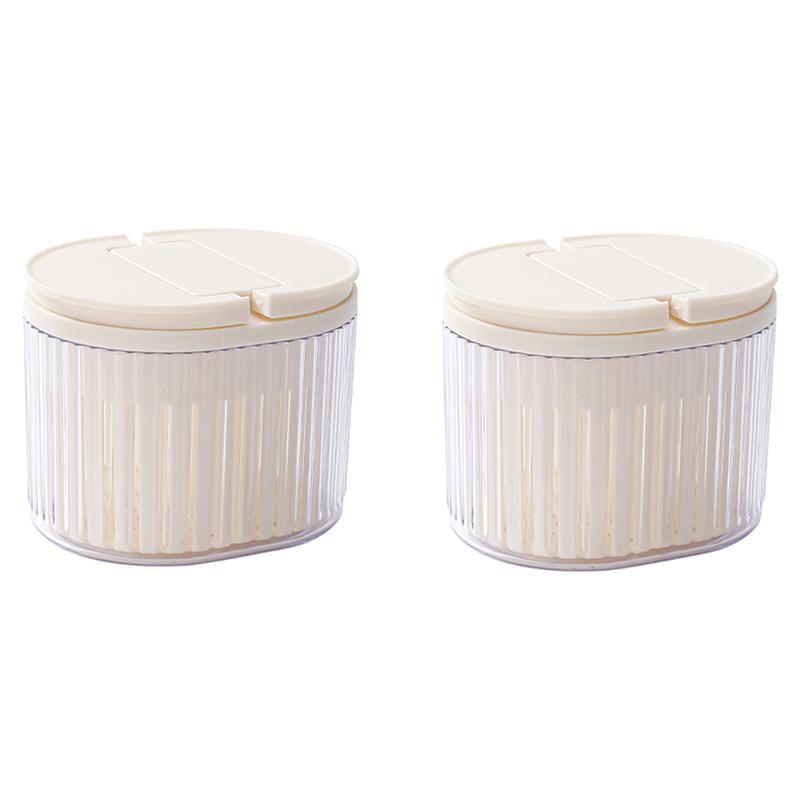 Refrigerator Storage Box Food Vegetable Fruit Storage Box Fridge Organizer Drain Basket Onion Ginger Clear With Lid Crisper