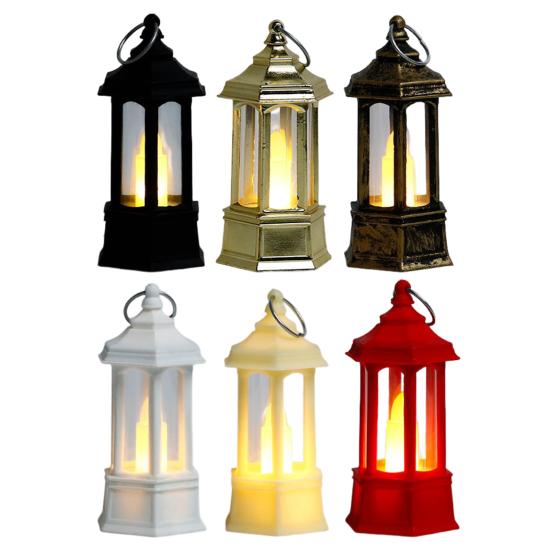 Светодиодная свеча с крючком, мягкое освещение, подвесной фонарь на батарейках, украшение для Хэллоуина