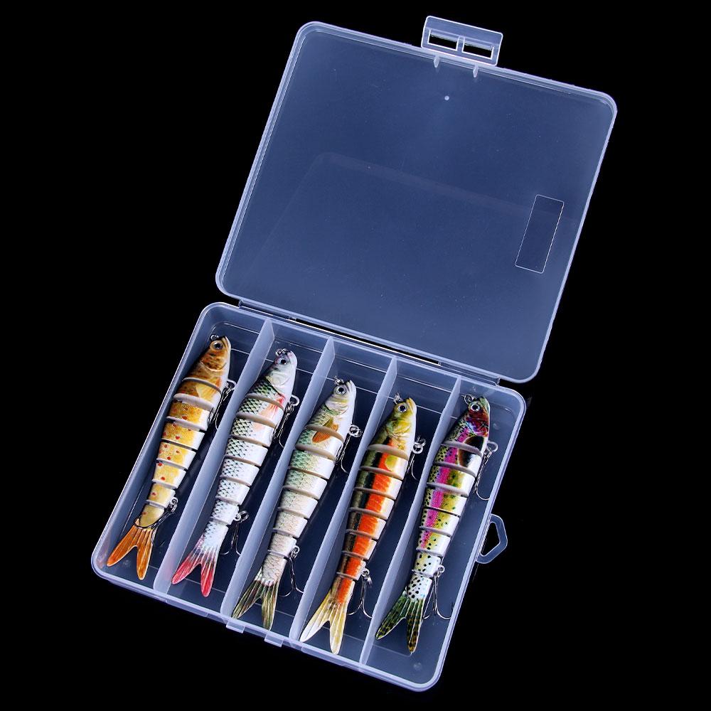 Приманки Yediao для окуня, форели, многосоставные приманки, медленно тонущая приманка для пресноводной и соленой воды, набор бионических приманок для рыбалки