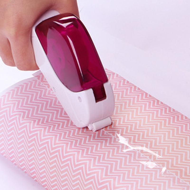 Auto Tape Dispenser Suitable for Tape<20mm One Press Handheld Adhesive Holder Packaging Cutter Tools Sealing Machine