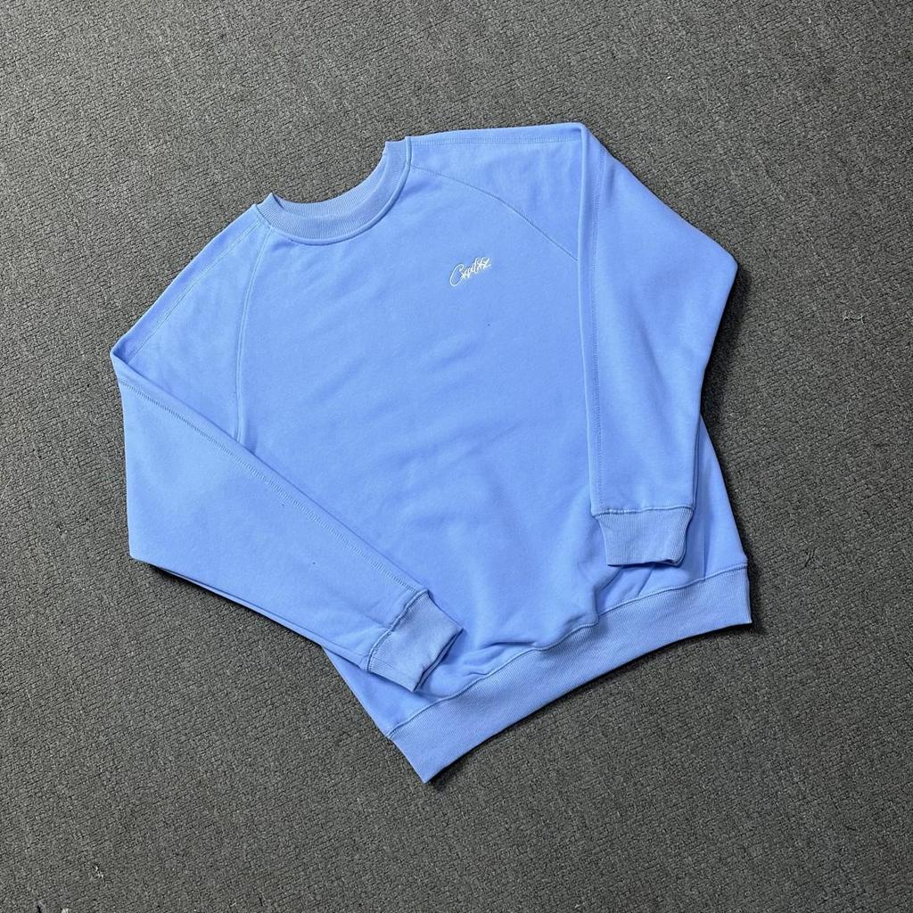 Corteiz Unisex Casual Long Sleeve Round Neck Hoodie with Embroidered Logo